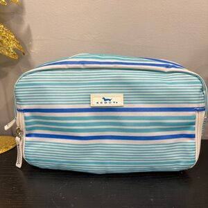 Scout 3 way zipper Toiletry Bag travel vacation makeup bag striped